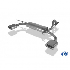 Fox Sportauspuff koncový tlumič výfuku s koncovkou 135x85 Typ 53 na obou stranách pro Kia Cerato s motorem 1.5 D, 1.6, 1.6 D, 2.0, 2.0 D