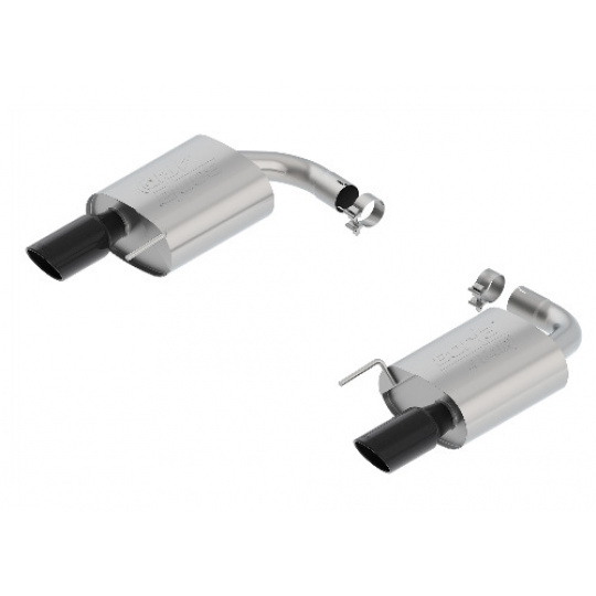 Borla koncový díl "ATAK" pro Ford Mustang GT/GT Convertible 5,0l RWD, 2-dvéř., r.v. od 15-17, typ koncovek: černé