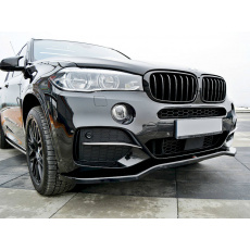 Maxton Design spoiler pod přední nárazník ver.1 pro BMW X5 F15, černý lesklý plast ABS