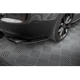 Maxton Design "Street Pro" boční difuzory pod zadní nárazník pro Audi A5 8T, plast ABS bez povrchové úpravy, S-Line vč. Coupe, s červenou linkou