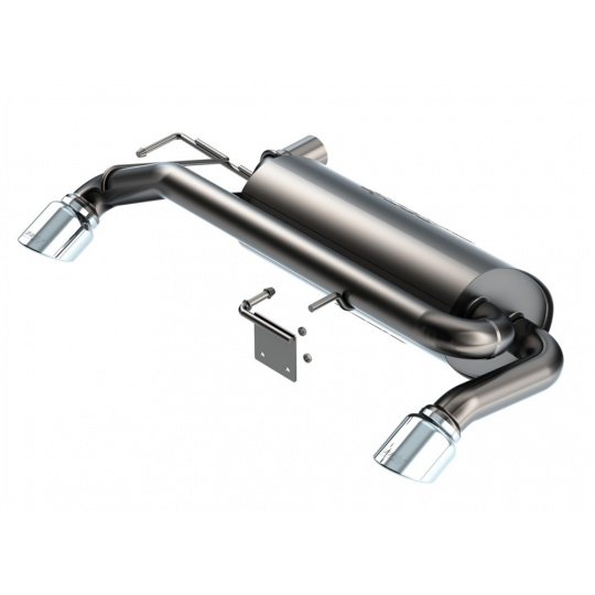 Borla koncový díl výfuku Axle-Back "Touring" pro Ford Bronco 2.7l V6, automat, 4WD, 2dveř./4dveř., r.v. 2021-2025, typ koncovek: chromové