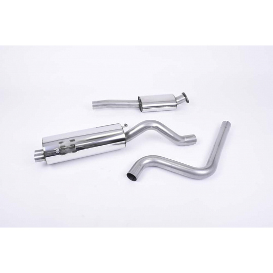 Milltek Sport výfukový systém cat-back Race system s rezonátorem (tišší) pro Ford Fiesta Mk7/Mk7.5 ST 1.6l EcoBoost 182PS/ST200 2013-2017, Jet-80 karbonová koncovka