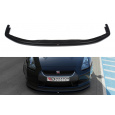 Maxton Design spoiler pod přední nárazník ver.2 pro Nissan GT-R R35, černý lesklý plast ABS