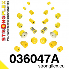 036047A: Strongflex Sada silentbloků předního a zadního zavěšení varianta SPORT 036047A: Strongflex Sada silentbloků předního a zadního zavěšení varianta SPORT