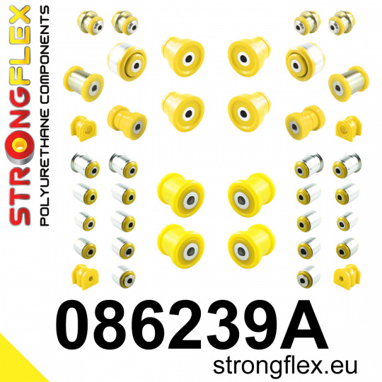 086239A: Strongflex Kompletní sada silentbloků pro zavěšení varianta SPORT