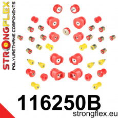 116250B: Strongflex Kompletní sada polyuretanových silentbloků pro zavěšení 116250B: Strongflex Kompletní sada polyuretanových silentbloků pro zavěšení