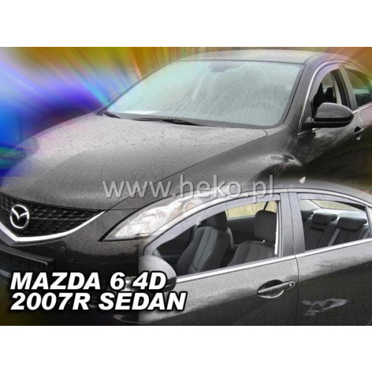 HEKO ofuky oken Mazda 6 GH 4dv sedan (2007-2013) přední + zadní