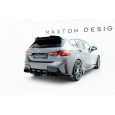 Maxton Design "Street Pro" difuzor zadního nárazníku pro BMW řada 1 F70, plast ABS bez povrchové úpravy, M135i, s červenou linkou