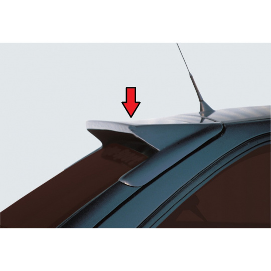 Rieger stříška nad zadní okno pro Opel Astra F hatchback, plast ABS bez povrchové úpravy