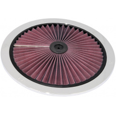 K&N univerzální X-Stream filtr s vnějším průměrem 356 mm a výškou 25 mm, bíly K&N univerzální X-Stream filtr s vnějším průměrem 356 mm a výškou 25 mm, bíly