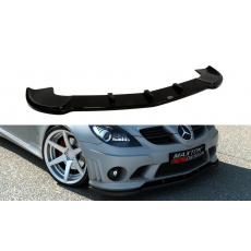 Maxton Design spoiler pod přední nárazník pro Mercedes SLK R 171, černý lesklý plast ABS, pod nárazník (ME-SLK-R171-AMG204-F1) Maxton Design spoiler pod přední nárazník pro Mercedes SLK R 171, černý lesklý plast ABS, pod nárazník (ME-SLK-R171-AMG204-F1)