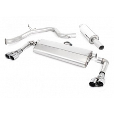 Milltek Sport výfukový systém cat-back Road+ pro Seat Leon Cupra 300 2.0 TSI (bez OPF/GPF) 2018-2019, GT-80 dvojité leštěné koncovky