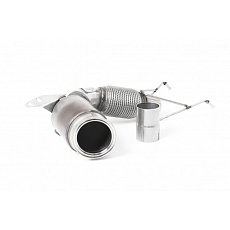 Milltek Sport downpipe a Hi-Flow sportovní katalyzátor pro New Mini Mk3 Mini JCW, GP3 2.0 Turbo (UK/EU) s GPF/OPF 2020-2024, pouze pro Milltek Sport Cat back systém