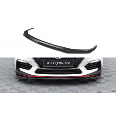 Maxton Design spoiler pod přední nárazník ver.2 pro Hyundai i30 N Mk3, černý lesklý plast ABS Maxton Design spoiler pod přední nárazník ver.2 pro Hyundai i30 N Mk3, černý lesklý plast ABS