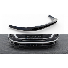 Maxton Design spoiler pod přední nárazník pro Ford Transit Custom Mk1 Standard, černý lesklý plast ABS