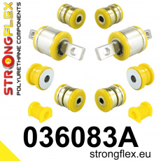 036083A: Strongflex Sada silentbloků zadního zavěšení varianta SPORT 036083A: Strongflex Sada silentbloků zadního zavěšení varianta SPORT
