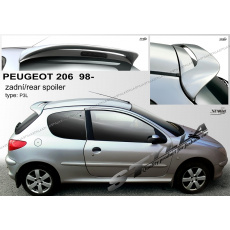 Stylla spoiler zadních dveří Peugeot 206