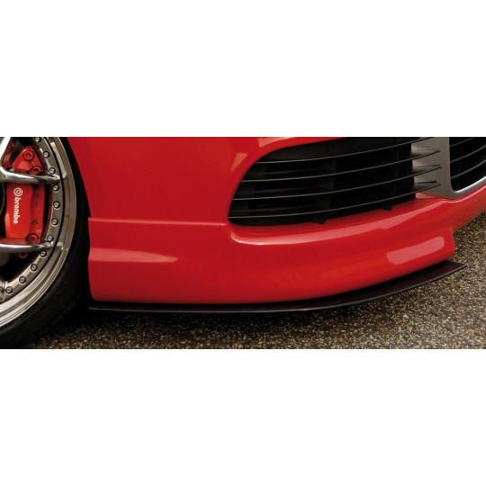 Rieger lipa pod přední nárazník Rieger pro Volkswagen Eos 1F kabriolet před faceliftem, 04/06/-11/10, plast ABS bez povrchové úpravy, 2-dílná