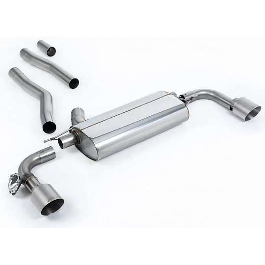 Milltek Sport výfukový systém OPF/GPF Back pro BMW řada 1 128ti 5-dvéř. (F40 s OPF/GPF) 2021-2024, GT-115 broušené titanové koncovky