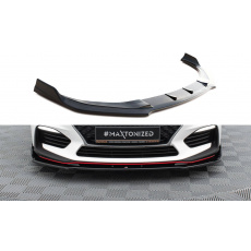 Maxton Design spoiler pod přední nárazník ver.3 pro Hyundai i30 N Mk3, černý lesklý plast ABS Maxton Design spoiler pod přední nárazník ver.3 pro Hyundai i30 N Mk3, černý lesklý plast ABS