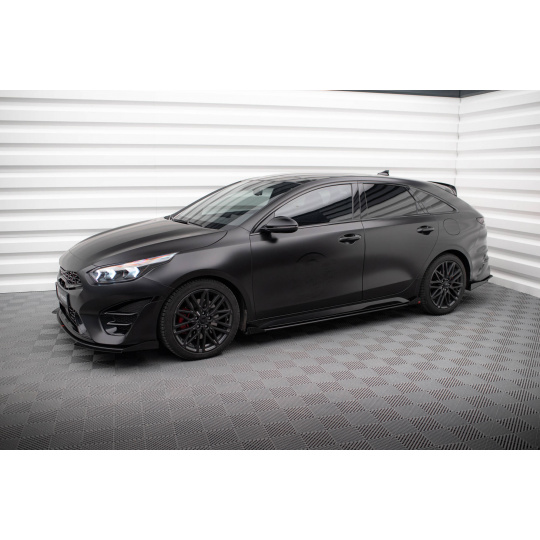 Maxton Design křidélka bočních difuzorů pro Kia Proceed Mk1 Facelift GT, plast ABS bez povrchové úpravy