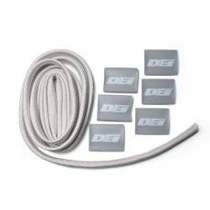DEi Design Engineering sada termo izolačního návleku "Protect-A-Wire" délka 2,1 m + 6x koncovka s logem, barva stříbrná