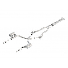 Borla Cat-Back výfukový systém "ATAK" s odstíněním výfukové klapky pro Dodge Charger SRT 392/Daytona 392/Scat Pack 6,4l V8 (s MDS) s aut./man. převodovkou, RWD, 4-dvéř., r.v. 2015-2020