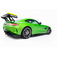 Maxton Design difuzory pod boční prahy pro Mercedes AMG GTR C190 Facelift, černý lesklý plast ABS