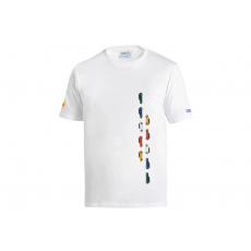 Sparco tričko Lancia Delta, barva: bílá, velikost: M