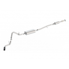 Borla Cat-Back výfukový systém "S-Type" typ 36 pro GMC Sierra 1500 2,7l 4vál. turbo AUT, 2&4WD, Ext. Cab Standard Bed, Crew Cab Short Bed WB 147", r.v. 2019-2020, typ koncovek: černé