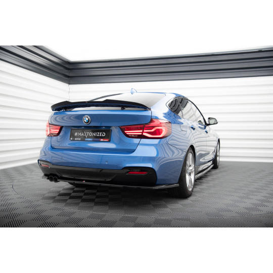 Maxton Design boční difuzory pod zadní nárazník pro BMW řada 3 GT F34, černý lesklý plast ABS, M-Pack
