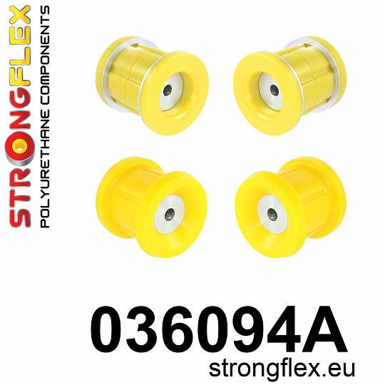 036094A: Strongflex Sada silentbloků zadního nosníku varianta SPORT 036094A: Strongflex Sada silentbloků zadního nosníku varianta SPORT