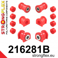 216281B: Strongflex Sada silentbloků předního zavěšení 216281B: Strongflex Sada silentbloků předního zavěšení