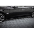 Maxton Design difuzory pod boční prahy ver.2 pro Infiniti Q50 S Mk1, černý lesklý plast ABS