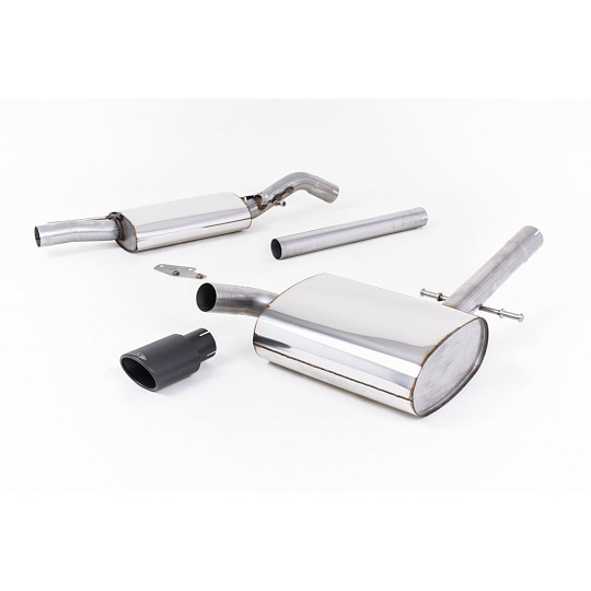 Milltek Sport výfukový systém cat-back s rezonátorem (tišší) pro Volkswagen Corrado VR6 1992-1995, typ koncovek: černé