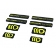 Maxton Design sada 3D samolepek 8 ks, barva: černá / limetková