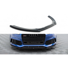 Maxton Design spoiler pod přední nárazník ver.1 pro Audi RS6 C7 Facelift, černý lesklý plast ABS Maxton Design spoiler pod přední nárazník ver.1 pro Audi RS6 C7 Facelift, černý lesklý plast ABS