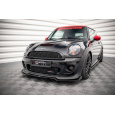 Maxton Design spoiler pod přední nárazník ver.2 pro Mini Cooper R56 JCW, černý lesklý plast ABS