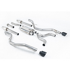 Milltek Sport výfukový systém cat-back pro Ford F150 Raptor 3.5 V6 EcoBoost Supercab 2018-2024, typ koncovek: GT-115 černé