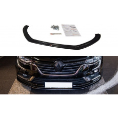 Maxton Design spoiler pod přední nárazník pro Renault Talisman, černý lesklý plast ABS