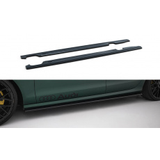 Maxton Design difuzory pod boční prahy pro Audi S6 C7, černý lesklý plast ABS Maxton Design difuzory pod boční prahy pro Audi S6 C7, černý lesklý plast ABS