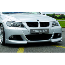 Rieger přední nárazník pro BMW řada 3 E90, E91 sedan, touring před faceliftem, plast ABS bez povrchové úpravy, pro vozy s ostřikovači světlometů a parkovacím asistentem (PDC)