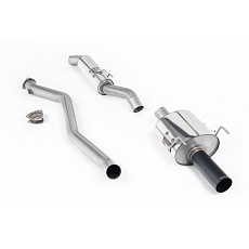 Milltek Sport výfukový systém cat-back s rezonátorem pro Honda Integra DC-5 Type-R 2001-2006, 3.5" černá koncovka