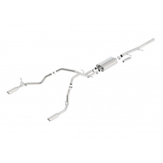 Borla Cat-Back výfukový systém "S-Type" pro GMC Sierra 4.8L/5.3L/6.0L V8, automat/manual, 2WD/4WD, EC s SB (6'7'') 143,5'' WB/ CC s SB (5'9'') 143,5'' WB, r.v. 2009-2013