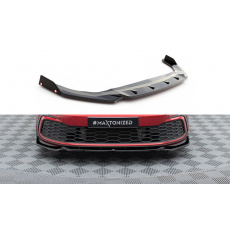 Maxton Design spoiler pod přední nárazník s křidélky ver.2 pro Volkswagen Golf GTI Mk8, černý lesklý plast ABS Maxton Design spoiler pod přední nárazník s křidélky ver.2 pro Volkswagen Golf GTI Mk8, černý lesklý plast ABS