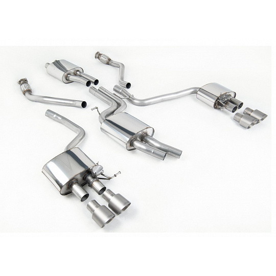 Milltek Sport výfukový systém cat-back pro Audi SQ5 3.0 TFSI kompreosr 2013-2016, typ koncovek: GT-100 titanové