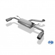 Fox Sportauspuff koncový tlumič výfuku s koncovkou 1x100 Typ 27 na obou stranách pro Hyundai I30 GD 2012- s motorem 1.6