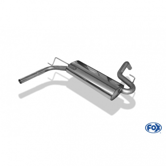 Fox Sportauspuff koncový díl výfuku s koncovkou 1x45 Typ 10 vlevo pro Lada  2010- s motorem 1.7