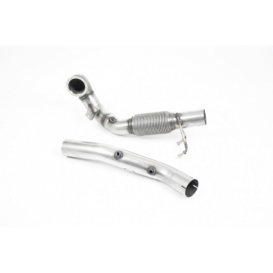 Milltek Sport náhrada GPF/OPF Cast Downpipe s Decat a GPF/OPF Bypass pro Škoda Octavia RS 2.0 TSI 245PS Sedan/Combi (manual a DSG, s OPF/GPF, Facelift) 2019-2020, pouze pro Milltek Sport Cat Back systém