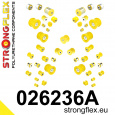 026236A: Strongflex Kompletní sada silentbloků pro zavěšení varianta SPORT